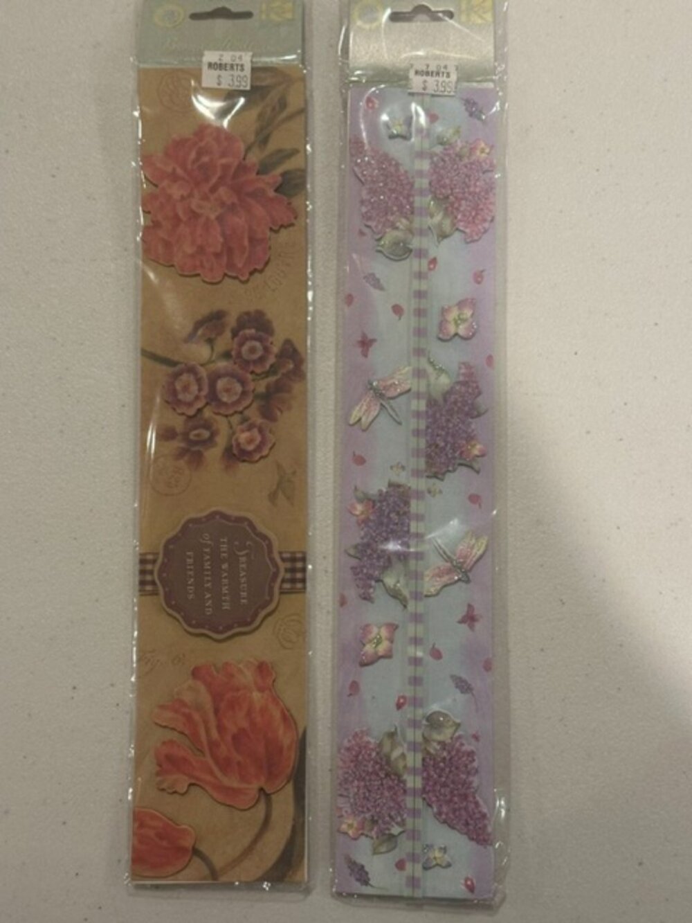 NEW K & Company Brenda Walton Grand Adhesions Dimension Stickers Set of 2